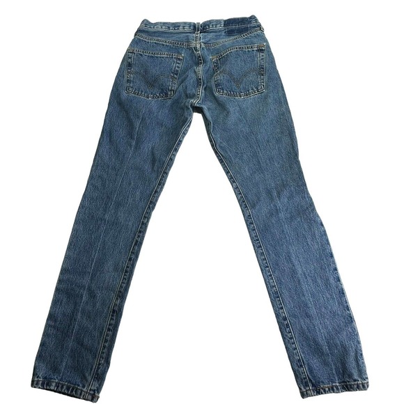 REFORMATION x LEVI's 501 Remade High Rise Button Fly Jeans Size 29 - Picture 2 of 11